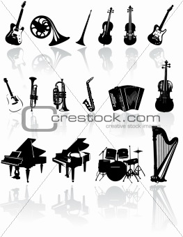 Music instrument vector