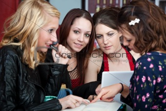 Group of Girls Study