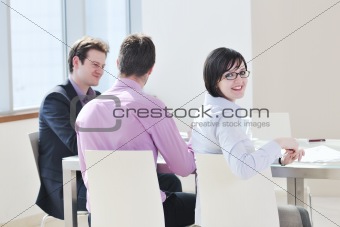 business people at meeting