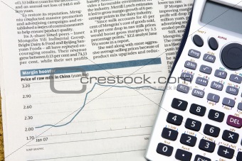 Financial balance and stock market reports