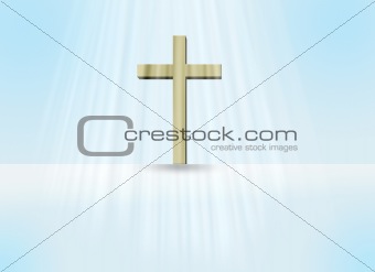 Cross in light