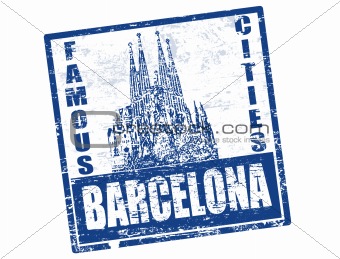barcelona stamp