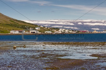 View on Isafjordur town 