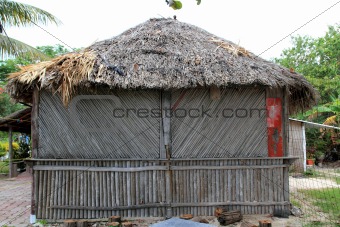 cabin palapa hut wooden traditional Mexico house