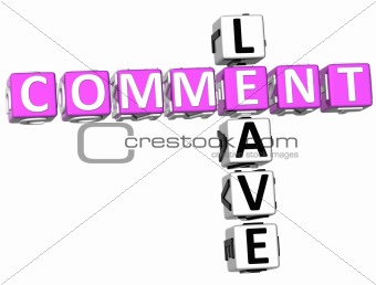 Leave Comment Crossword