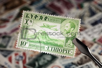 Stamp from Ethiopia