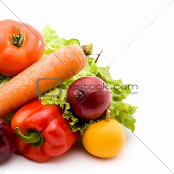 washed vegetables