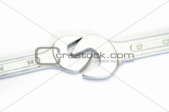 wrench tools isolated on white