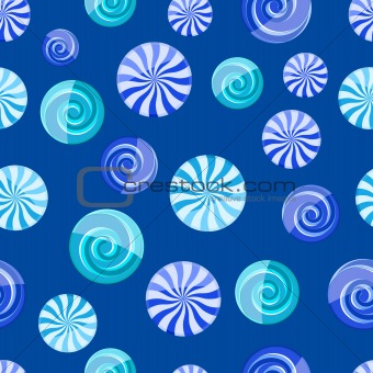 blue cyan striped candy seamless pattern