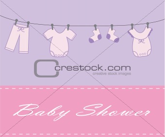 Baby Girl Shower Invite