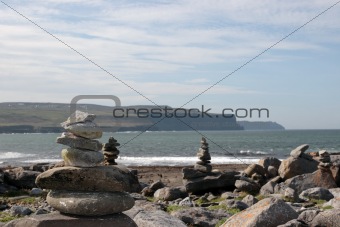 doolin beach rock stacks