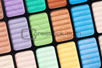 Part of the colorful palette