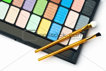 The palette for makeup