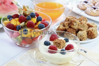 Healthy breakfast 