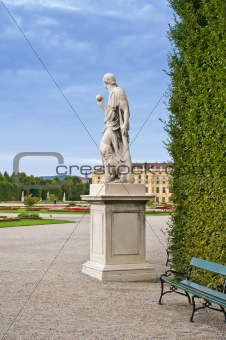 Statue in Schonbrunn garden