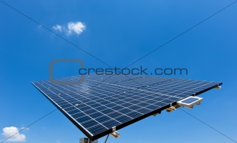 Solar Panel with blue Sky