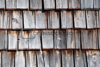Wooden shingles