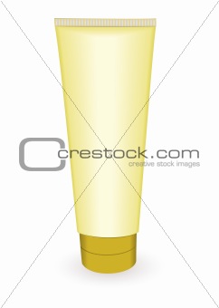 Gold make up tube
