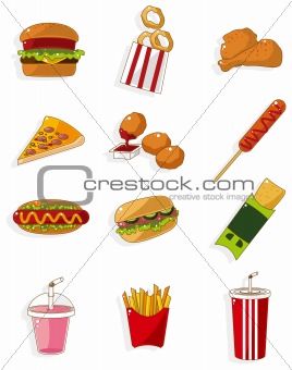 cartoon fast food icon