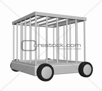cage on wheels