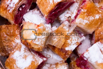 Cherry pie slices