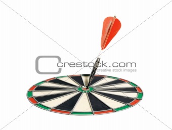 darts target isolated on white