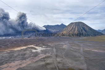 Volcanoes of Bromo National Park, Java, Indonesia 