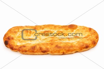 Traditional bread isolated on the white background