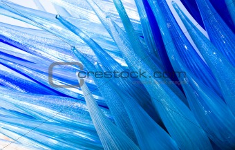 Abstract background - blue wave 