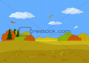 Landscape, autumn