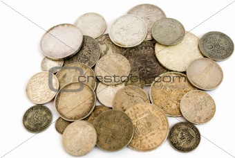 Old european silver coins