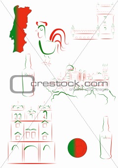 Portugal sights and symbols