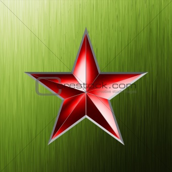 Festive background with red star. EPS 8