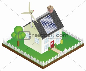 Sustainable renewable energy house