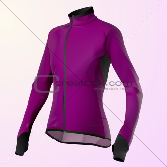 vector purple women's jacket