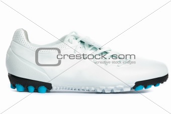 White sports shoes.