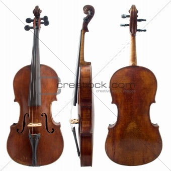 old violin sides