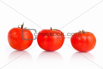 red tomato vegetable fruits