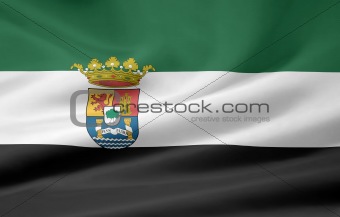 Flag of Extremadura - Spain