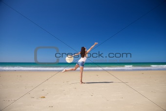 dancing at Zahara beach