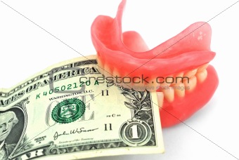 dentures and dollar
