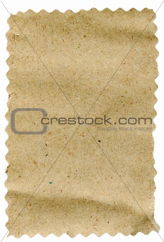 piece of brown paper