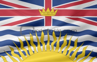 Flag of the of British Columbia, Canada