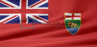 Flag of the of Manitoba, Canada