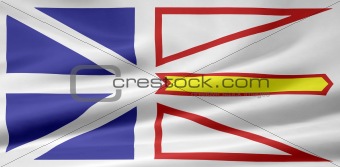 Flag of the of Newfoundland and Labrador, Canada