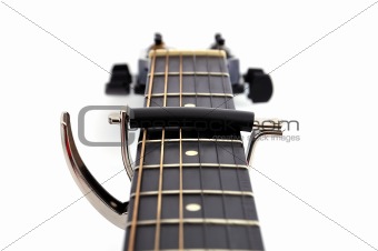 kapodastr jammed on an guitar