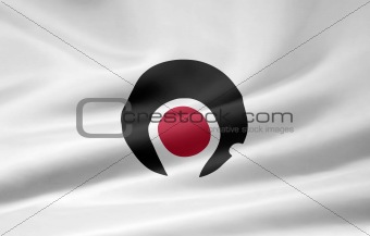 Flag of the japanese province of Kagoshima