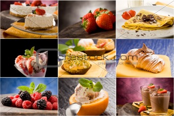 Dessert - Collage