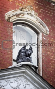 Gargoyle on on Old House