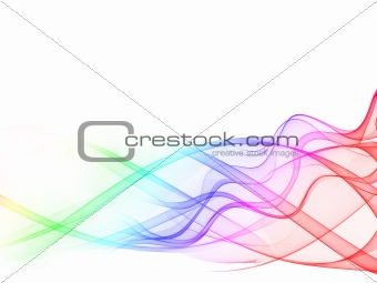 Abstract color wavy